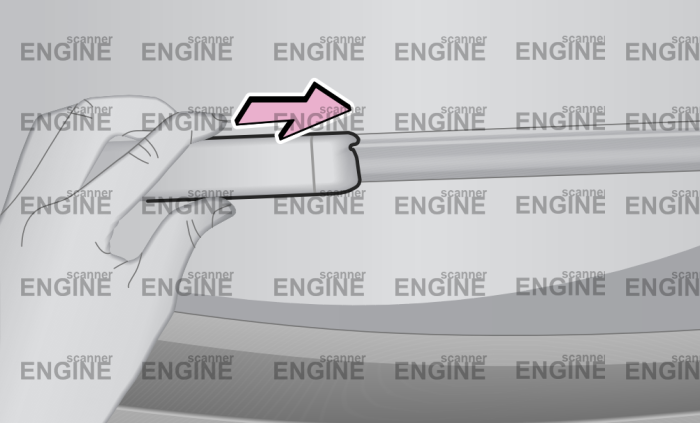 как снять щетки стеклоочистителей тенет т4