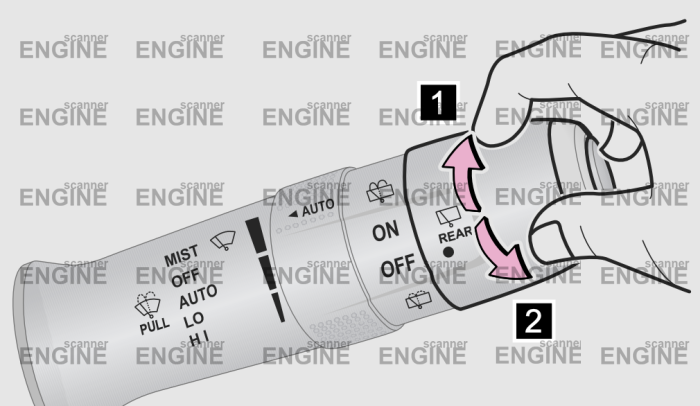 как перевести дворники в сервисный режим тенет т4