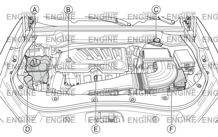 подкапотное пространство haval f7x