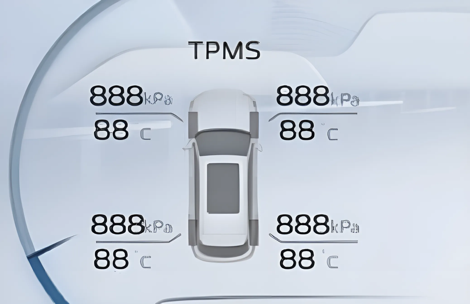 Давление в шинах TPMS Geely Monjaro - Engine Scanner