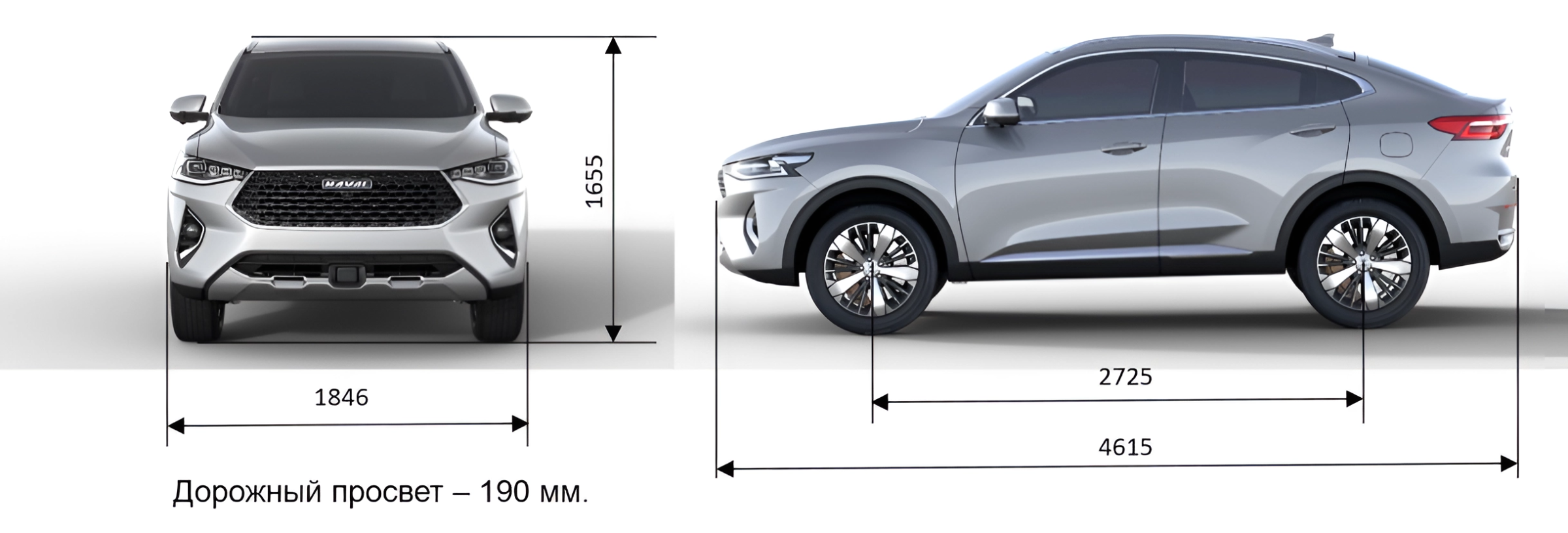 Haval F7x 1.5. DCT 150 л.с. передний привод 4x2